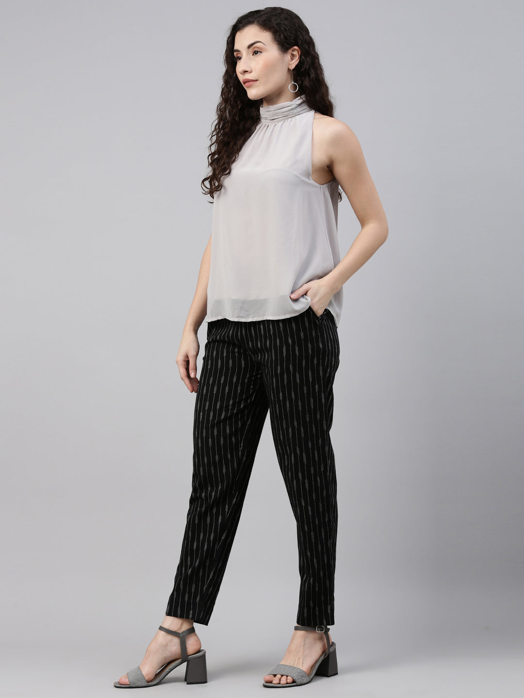 Trendy Printed Pencil Pants for women online- Go Colors