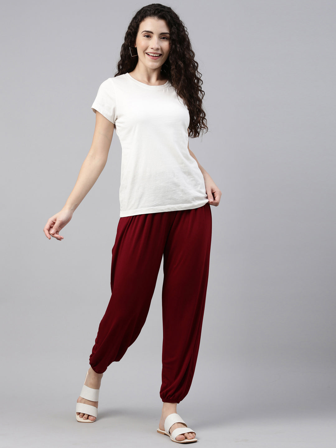 Wholesale Feather Soft Right Clothes Womens Harem Pant  Tradyl