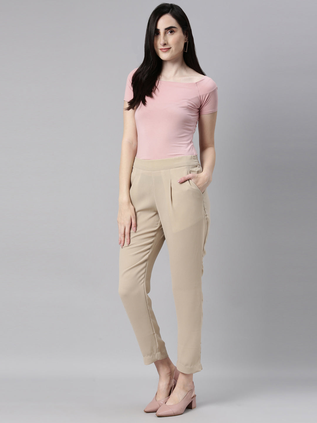 Buy Girls' Cream Color Pants - Elegant and Versatile Wardrobe Staple (2XL)  at Amazon.in