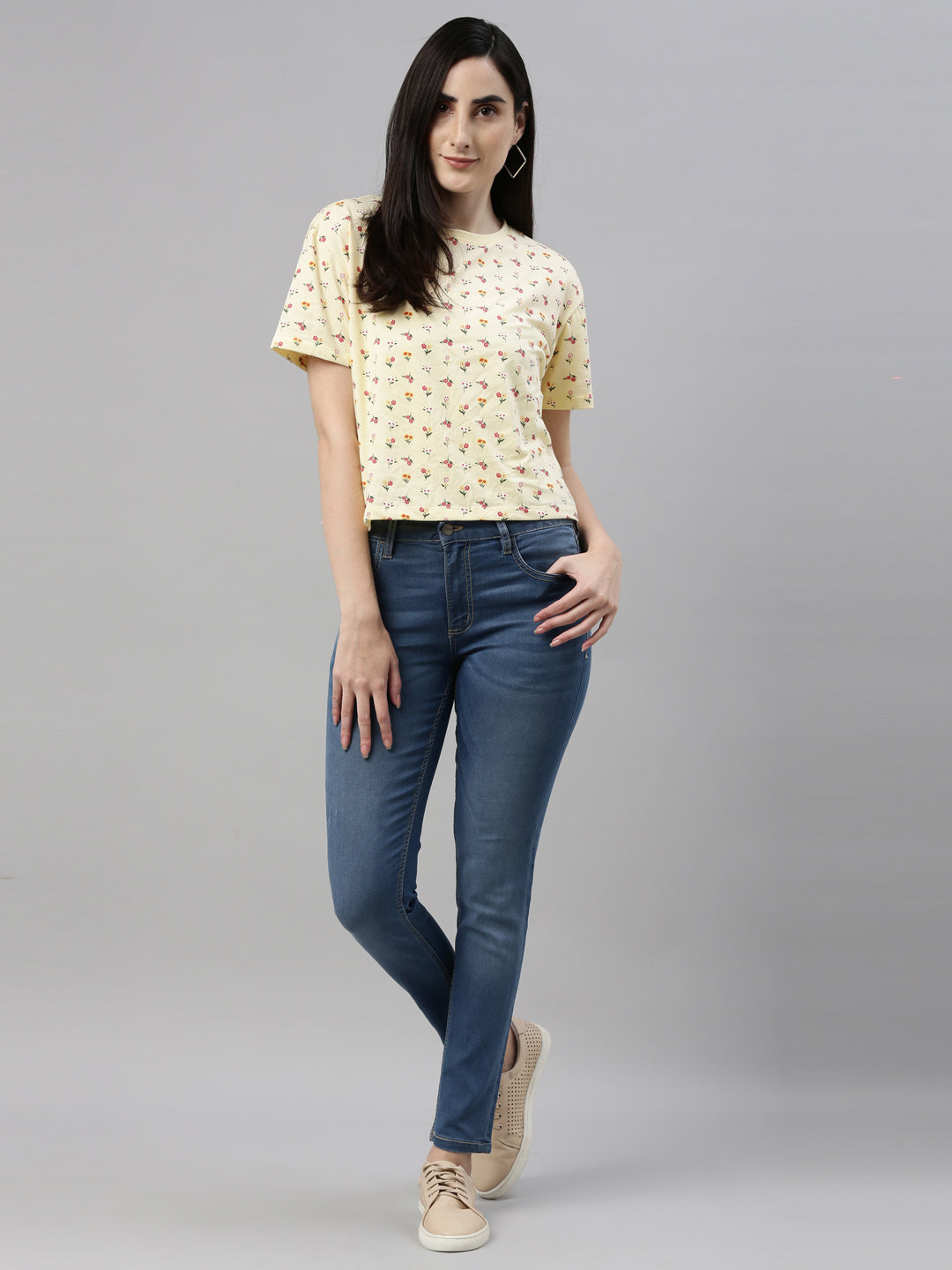 Buy GO COLORS Store Women Blue Denim Jeans Online at Best Prices in India   JioMart
