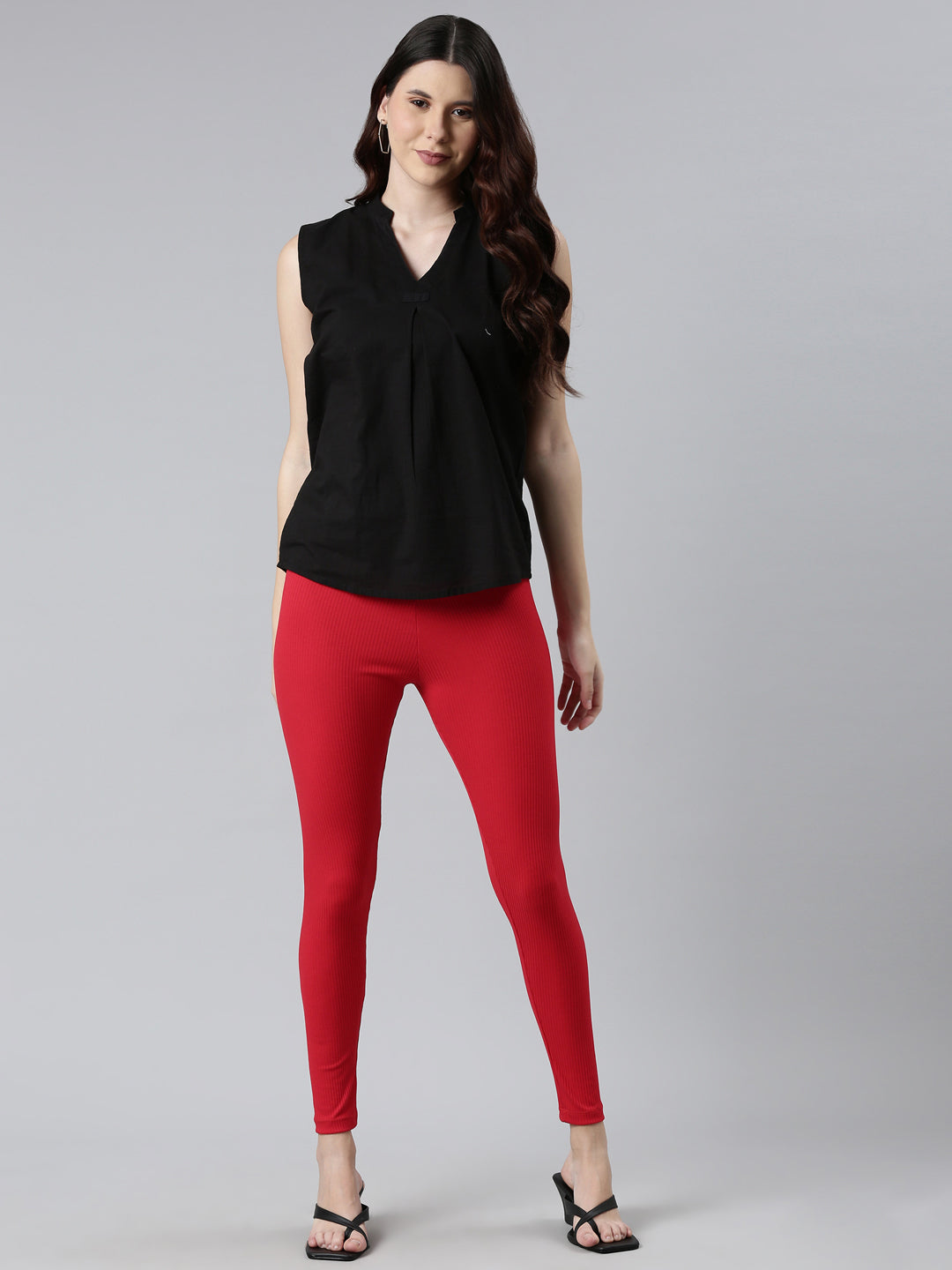 Red Gym Leggings with Pockets | Squat Proof | Pocket Sport