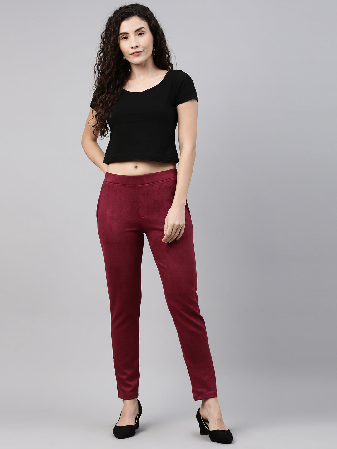 Buy Suede Trousers Online In India  Etsy India